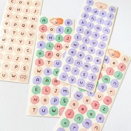 1step CUTE ALPHABET 1PC Sticker Deco DIY Planner BUJO Aesthetic Sticker 1 Sheet R440