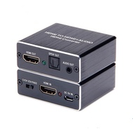 Hdmi audio extractor HDMI to HDMI and Optical TOSLINK SPDIF + 3.5mm Stereo Audio Extractor Converter HDMI Audio Splitter Adapter