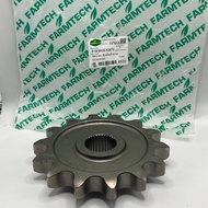 เฟืองโซ่โรตารี่ 14T-34T คูโบต้า KUBOTA จอบหมุน รุ่น RX180 RX182 ฟาร์มเทค 31761A F-W9518-52071 เฟืองโ