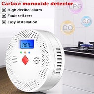 LOOKSHOW Tuya WiFi Smart Carbon Monoxide Detector CO Monitor 85dB Sound Warning LCD Digital Display 