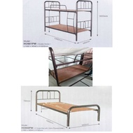 3V Metal Single Bed Frame C/W PLYWOOD 9MM –|Katil Asrama / Katil Pekerja / Katil Besi Tahan Lasak