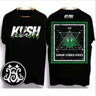 KUSH Paradise of weed เสื้อยืดพิมพ์ลาย Oversize เสื้อผ้า Cotton Premium Quality Fashion Casual Tops เสื้อยืดสไตล์สตรีท