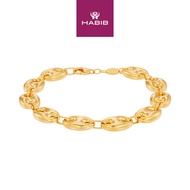 HABIB Oro Italia 916 Yellow Gold Bracelet GW44170823