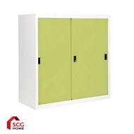 Kiosk Furniture ตู้บานเลื่อนทึบ 3ฟุต