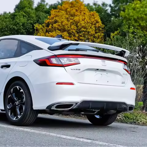 For Honda Civic Hatchback Type-r Style 2022 2023 Spoiler Bagasi Mobil ABS Spoiler Aksesori Sayap Bel