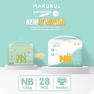 MAKUKU SAP Diapers Comfort+ Tape NB28 - MAKUKU Popok Perekat Comfort NB 28