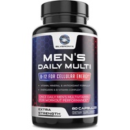 Multivitamin for Men - Vitamin A, C, D, E, Zinc, Calcium, Multivitamins for Immune Health Support, V