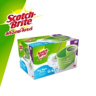 สก๊อตช์-ไบรต์ ชุดถังปั่น รุ่นอีโค่ Scotch-brite Eco Spin Bucket With Microfiber Mop