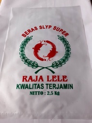 plastik beras kemasan 2.5kg Raja Lele