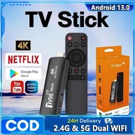 TV98 Smart TV Stick Android 12.1 8GB+128GB 2.4G/5GWIFI Rockchip 3228A Mini TV Box
