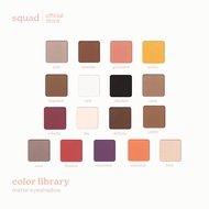 squad cosmetics color library eyeshadow - matte