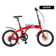 AEROIC Original Discovery 20ER 2021Alloy Folding Bike Red