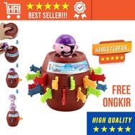 RUNNING MAN GAMES LUCKY BARREL CRAZY PIRATE GAME FUN FAMILY FRIEND FUN FAMILY GAME