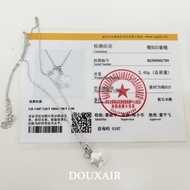 ธรรมชาติไม่สม่ําเสมอสร้อยคอไข่มุกเงิน Zirconia Wishful Lucky Star จี้ น้ำหนักเบา Minimalist < Ne2> C