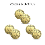 YES NO Decision Coins Magic Coin Collections Good Luck Vintage Antique Bronze Wish Lucky Coin US Coi