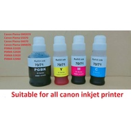 CANON COMPATIBLE GI-70/71/80 Bottle Ink Black Cyan Magenta Yellow GI70 GI 70 for GM2070 , G5070 , G6