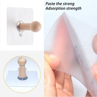 ONE - 4個超強力無痕日式簡約原木無痕掛勾