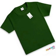 Tshirt Plain Kids Cotton Rians Sport