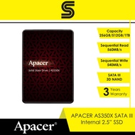 APACER AS350X SATA III Internal 2.5" SSD - 256GB/512GB/1TB