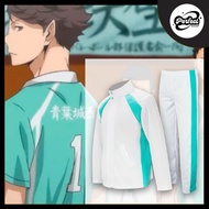 Sport Jacket Haikyu Cosplay Haikyuu Seijoh Aoba Johsai Oikawa Cosplay Uniform青叶城西cos服排球少年及川彻cos日常校服服