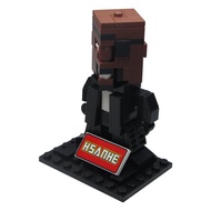MMshop HSANHE BLOCK 6330 Action Figure Lego Cube Nano Micro World Series Nick Fury