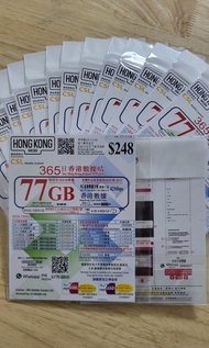 大減價!! 電話卡 CSL 365天 4G 100GB 香港數據卡，限時$93!