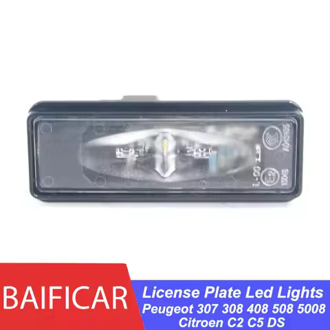 Baificar New Number Plate Lamp License Plate Led Lights 1620299980 For Peugeot 307 308 408 5008 508 