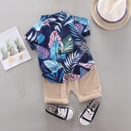 Smart Handsome Boy Set Summer Set Cotton Set