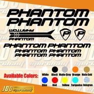 Phantom bike Stickers Phantom sticker Decals