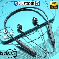 Fon telinga Bluetooth Hifi Bass Earbuds tanpa wayar dengan mikrofon Stereo sukan fon kepala dalam te