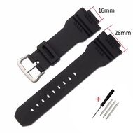 16x28mm Silicone Rubber Watch Band for G-7900SL GW-7900B GR-7900NV Waterproof Sport Men Women Replac