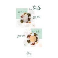 Flower Tea Bag Round Tea Bag/ Tea Bag/ Wood Pulp Tea Bag