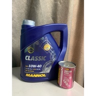 MANNOL CLASSIC 10w40 4liter ORIGINAL-FREE Engine flush Additive mannol