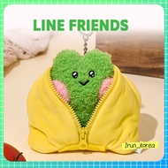 [LINE FRIENDS] LINE FRIENDS Minini Farm Lenini Open Keyring Plush