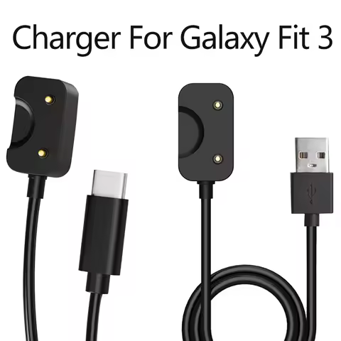 Compatible USB C Magnetic Charger Cable for Samsung Galaxy Fit 3 Fit3 Smartwatch Replacement Dock Ch