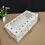 (10 Pcs) Packaging Window White Box Kotak kek Hampers Cake Kuih Bread Cookies 22 cm x 11 cm x 8 cm I