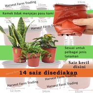 pasu bunga plastik besar flower pot plant Disposable Ultra Thin felton big tinggi small hanging wall