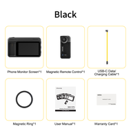 7RYMS Qshot V2 Pro Magnetic Phone Selfie Monitor Screen 4K 30fps Wireless/4K 60fps Wired Recording P