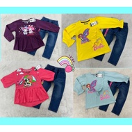 SET Baju Kanak- Kanak Perempuan (Set Baju & Seluar) 1~8 Tahun