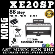 Korg XE20SP 88-Key Digital Ensemble Piano with Keyboard Bench - Black ( XE-20SP / Xe20sp )