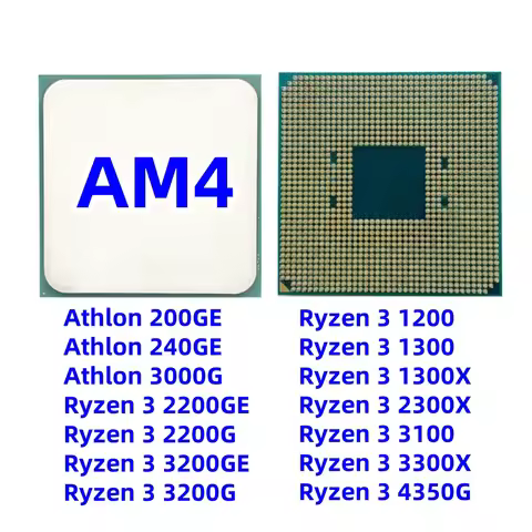 Used AMD Ryzen 3 R3 1200/1300X/2300X/3100/3300X/4350G/2200G/2200GE/3200G/3200GE/Athlon 200GE/Athlon 