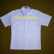 Kemeja PNS Putih Baju PNS/Pemda Putih - Seragam Baju PDH Putih Pria - Baju Dinas Putih PNS Pria