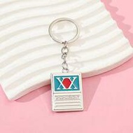 Anime Hunter X Hunter Hunter License Keychain, HxH Gon Freecss Metal Pendant Key Ring, Cosplay Acces
