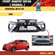 Perodua Myvi Generation 3 1.3 2018 G3 Front Bumper Depan 100% New High Quality Pp Material