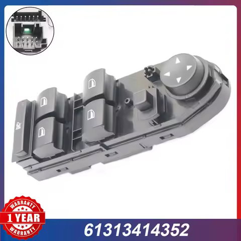 61313414352 New Electric Panel Power Window Switch Front Left Standard For 2004 BMW X3 DWS-898 DWS89