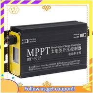 【W】BM6072 600W MPPT Boost Solar Charge Controller for 24V 36V 48V 60V 72V Battery System Solar Panel
