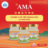 [ COMBO 3 HŨ ] Yến Khánh Hòa La San Kids Nano Canxi dành cho trẻ em, tăng chiều cao, tăng sức đề khá