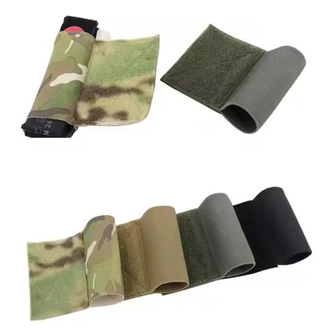 Tactical Elastic Tourniquet Holder Pouch Airsoft Chest Rig Vest Multicam TQ Storage Bag Equipment Ac