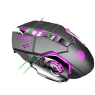 Viper Q5 Metal Game Luminous Wired Mouse Desktop Computer Notebook Eating Chicken Gaming USBcflol
