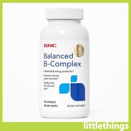 GNC - 平衡比例 B-complex 綜合維他命B/維生素B族 （EXP 2027年）（100粒）[平行進口] *新舊包裝隨機出貨*